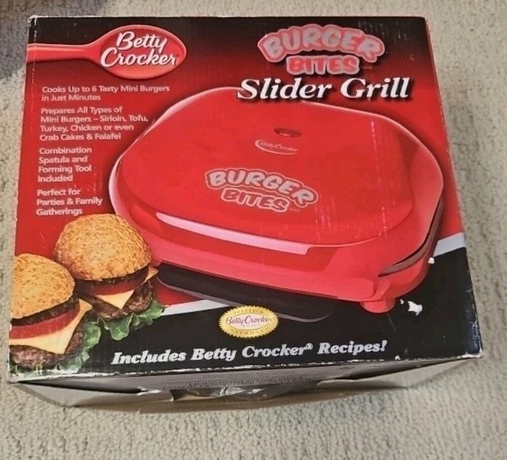 Betty Crocker Burger Bites Slider Grill